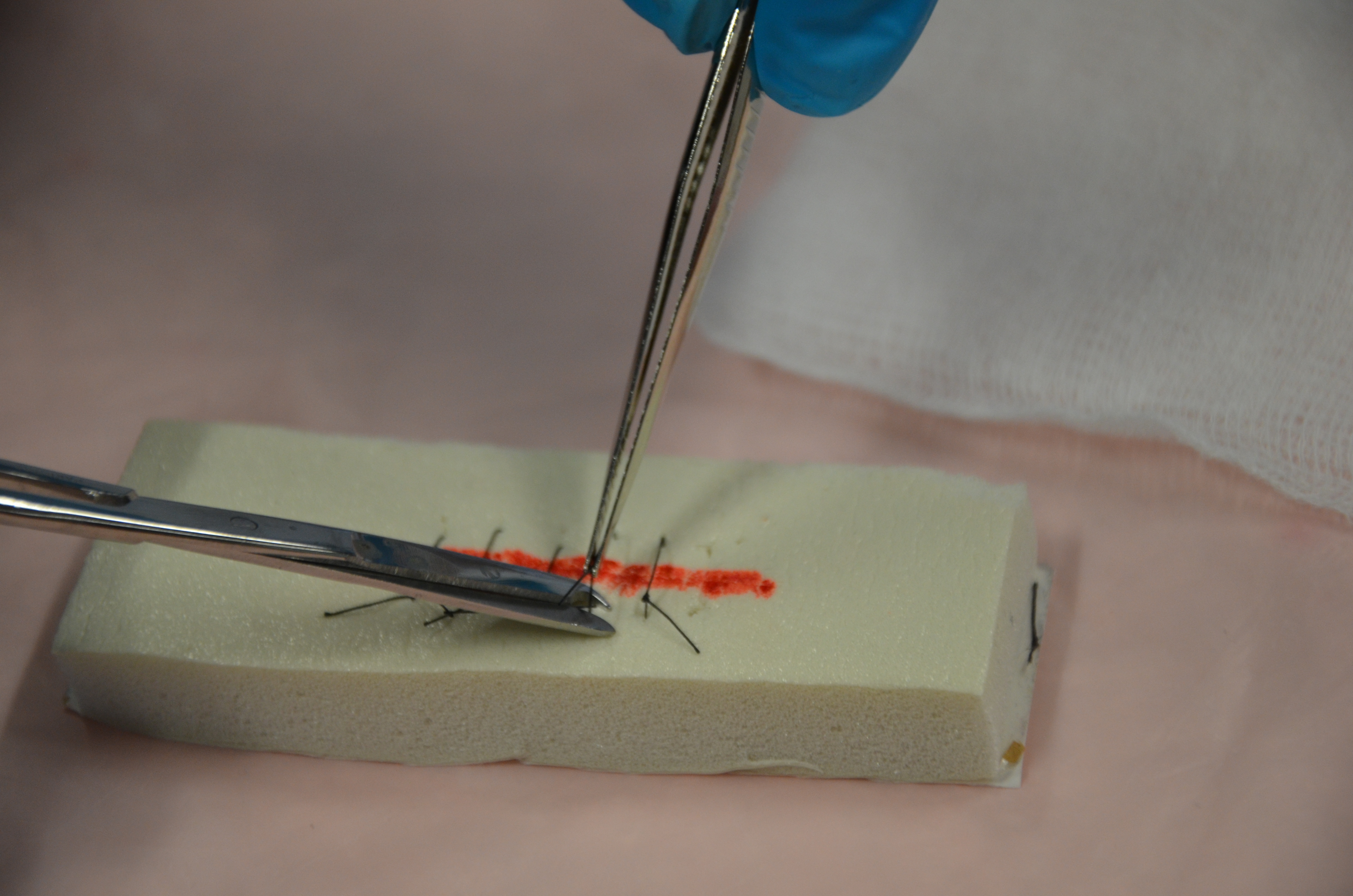 Techniques de sutures traditionnelles extériorisées : pull-out de