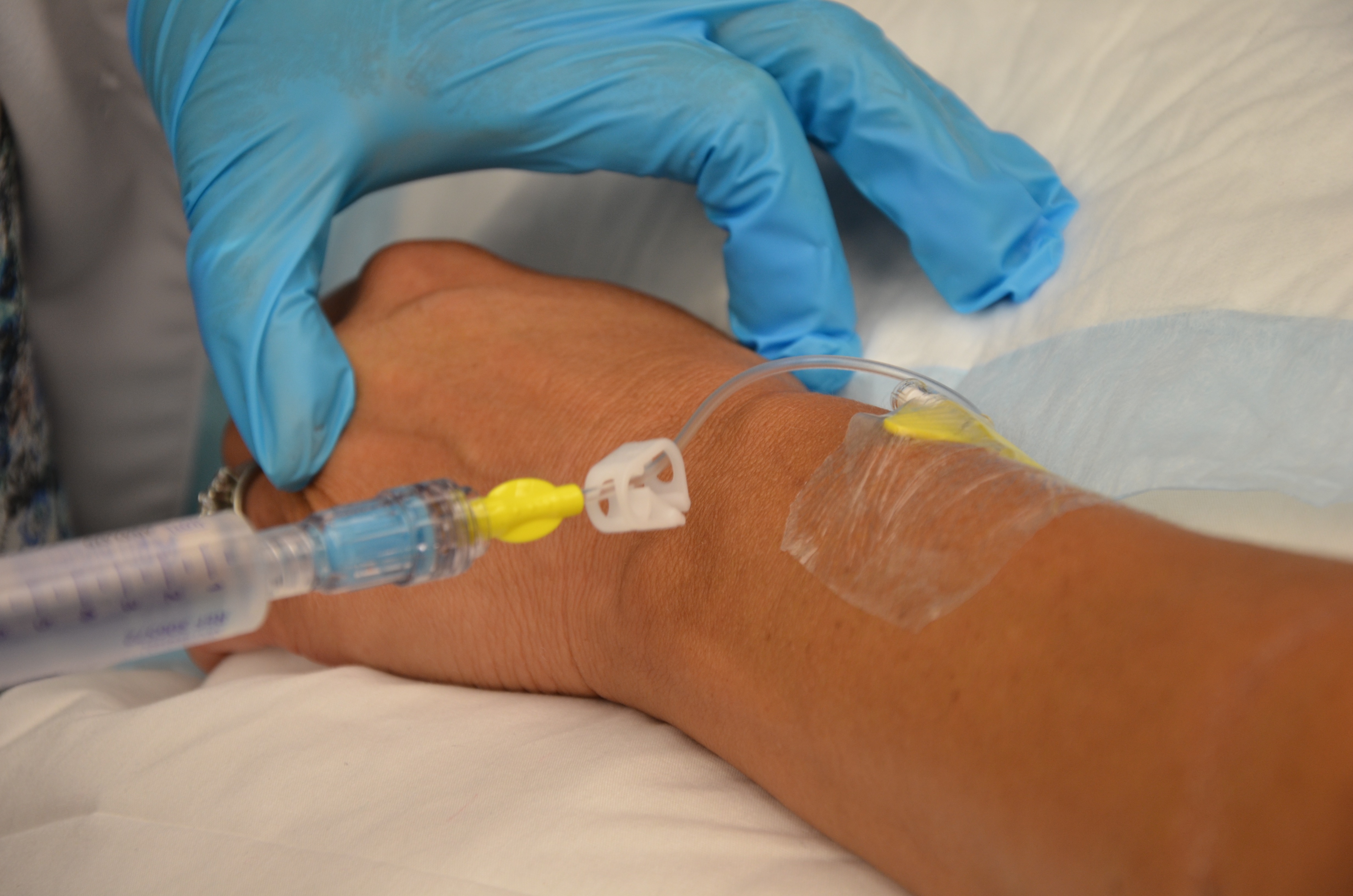 8.5 Flushing a Saline Lock and Converting a Saline Lock to a Continuous IV  Infusion – Clinical Procedures for Safer Patient Care