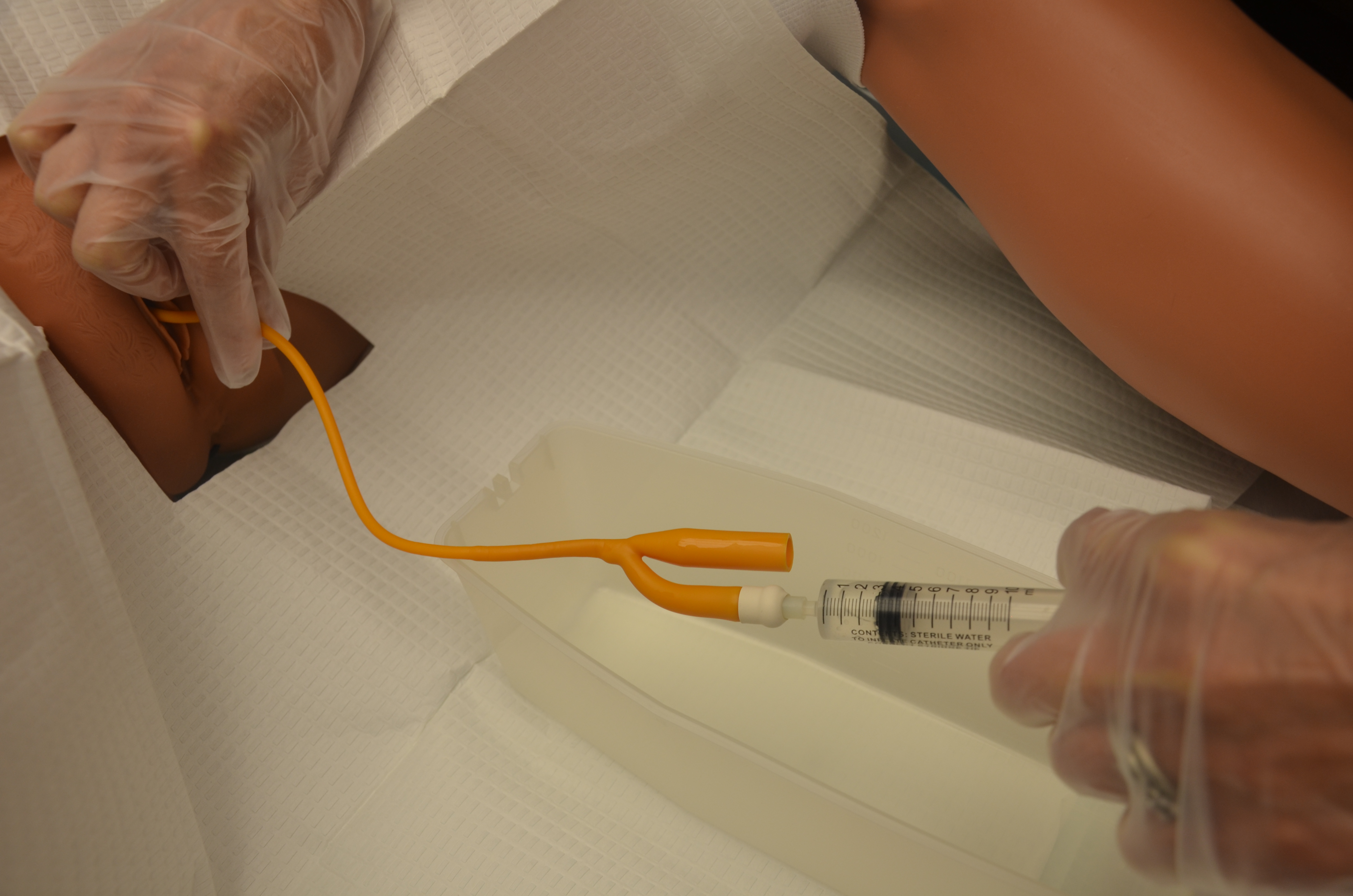 male foley catheter care