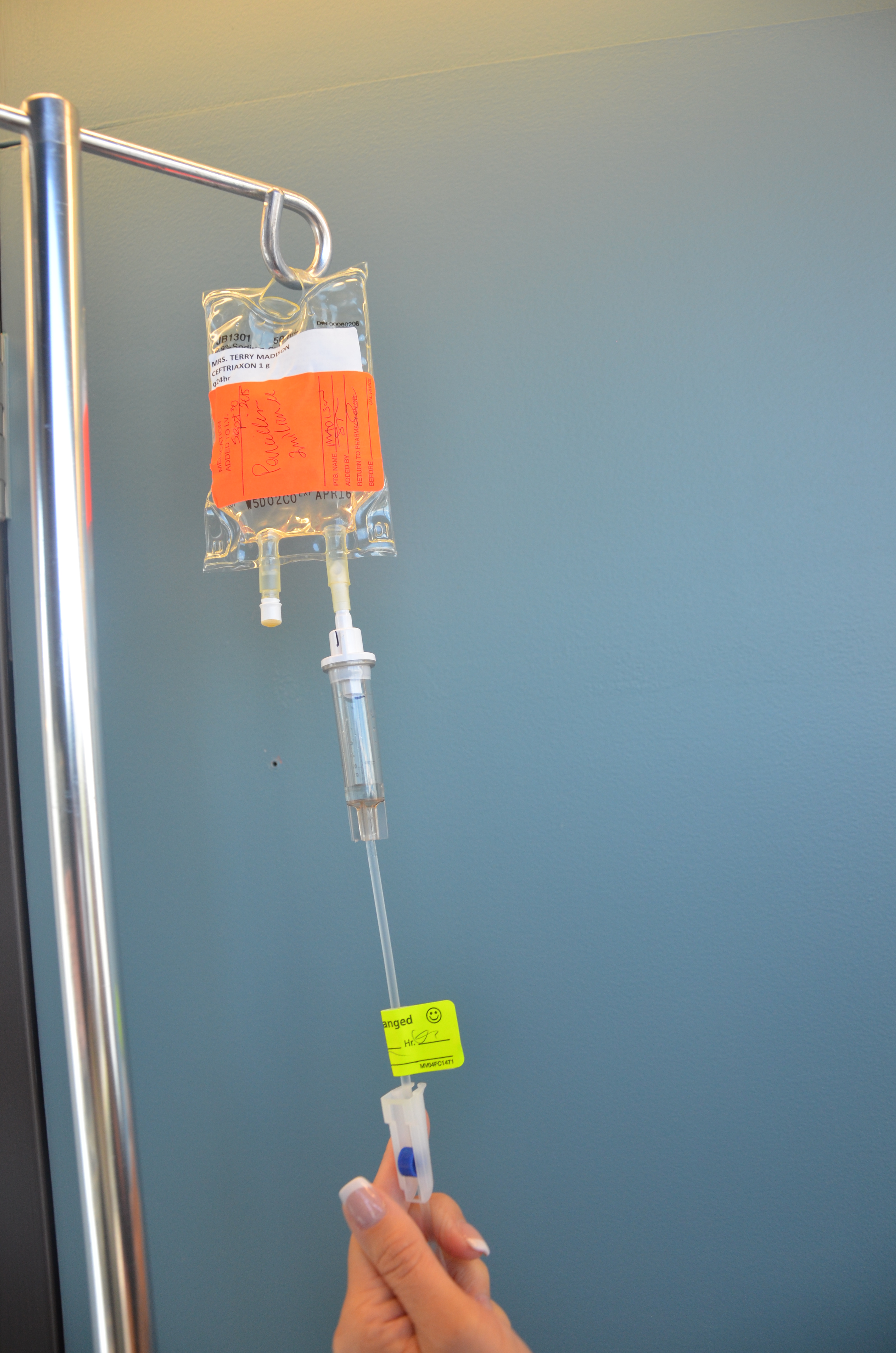 IV Secondary Line Infusion