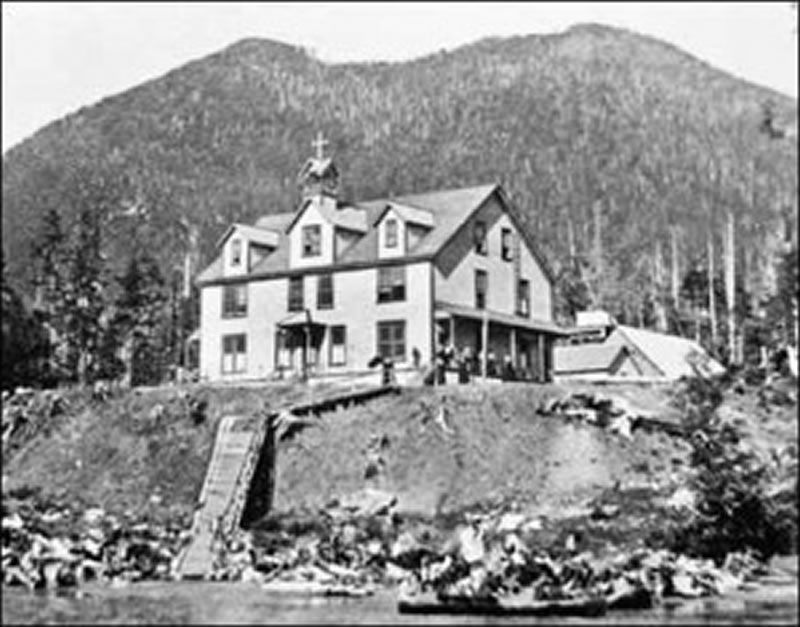 Figure 3. Christie (Kakawis) Indian Residential School on Meares Island