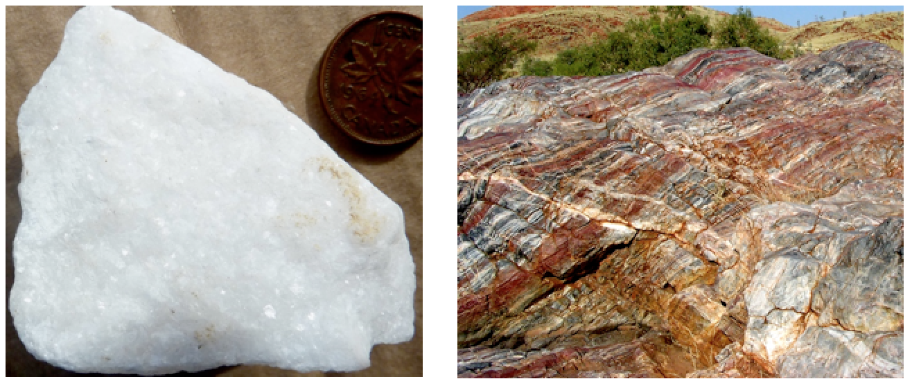 examples of metamorphic rocks marble