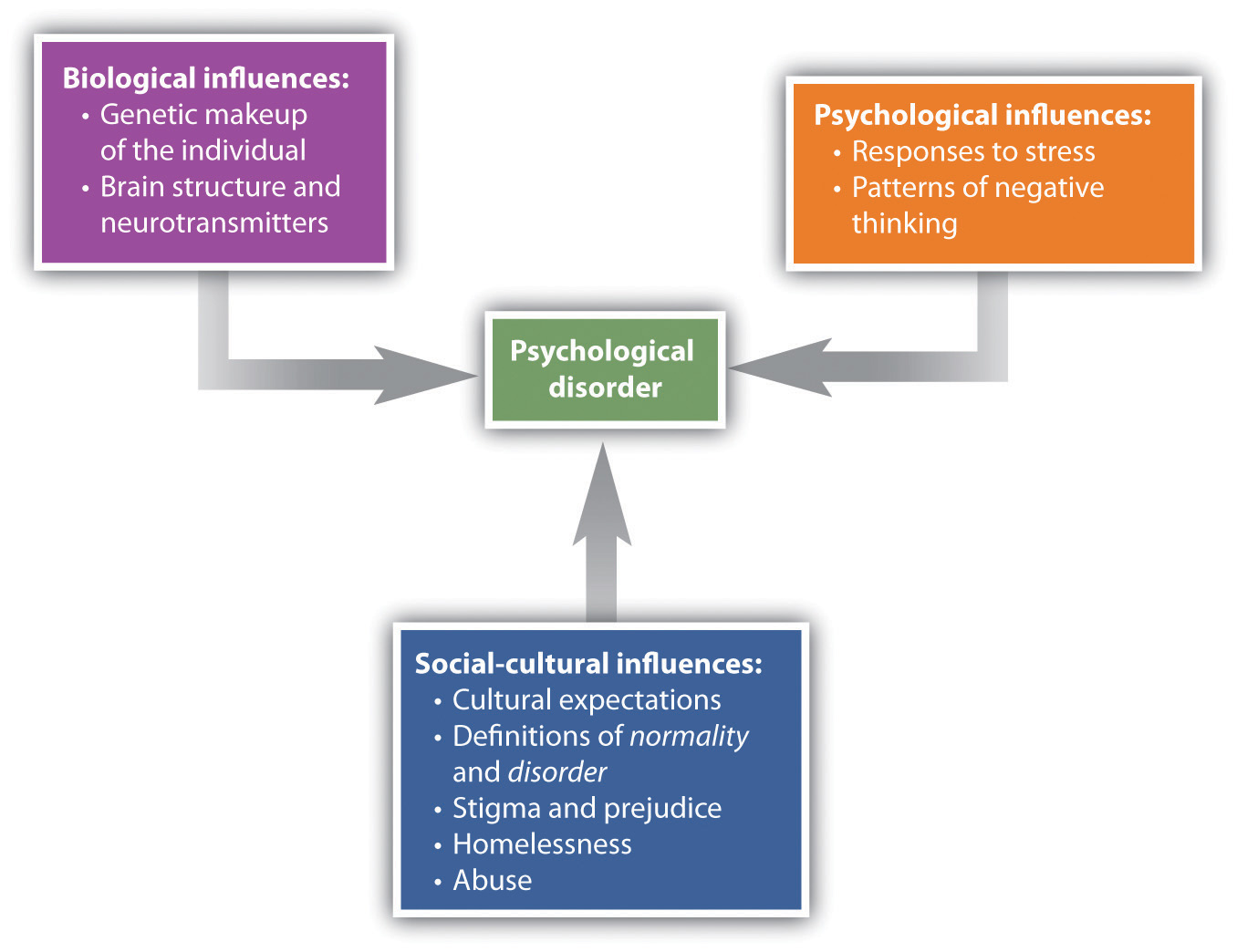 characteristics of mental illness