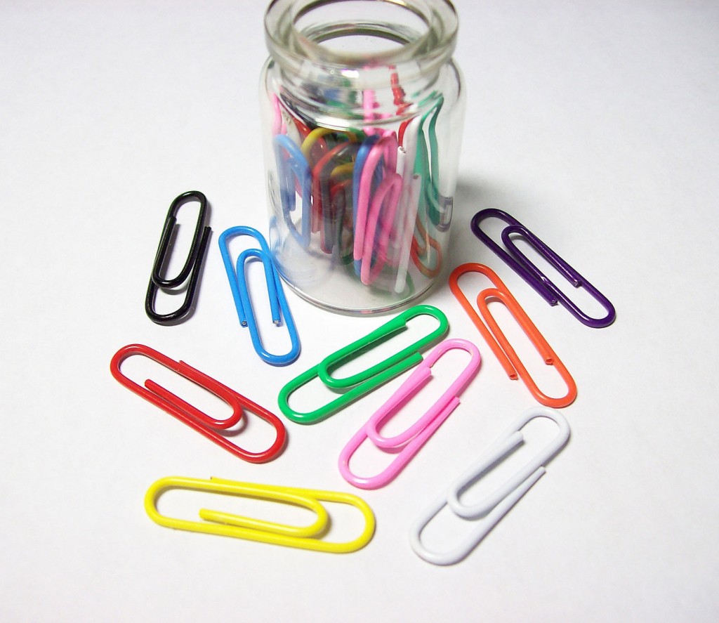Coloured Paperclips