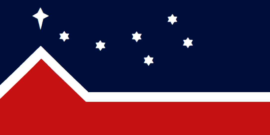 The Western Independence Party flag is shown here