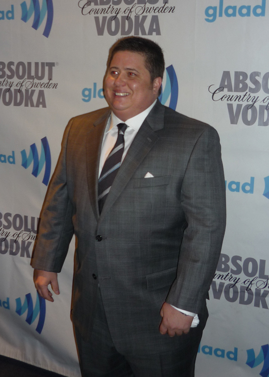 Photo of Chaz Bono in a suit and tie