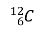 carbon 12 isotopic symbol