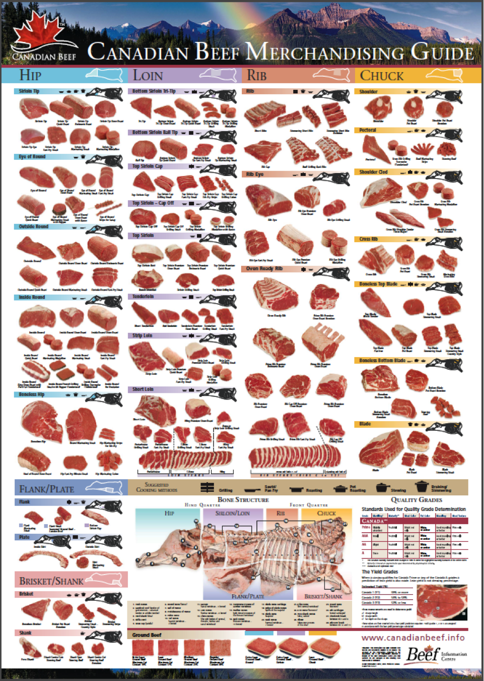 Moose Meat Cutting Chart