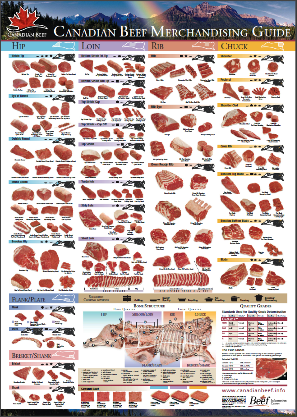 Wholesale Beef Cuts Chart