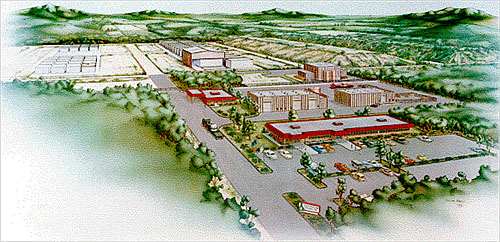 Sketch of the proposed Pennsylvania LLRW disposal facility