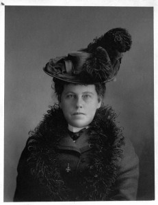 Mrs. Willoughby Cummings (née Emily McCausland, 1851-1930) was a key figure in the National Council of Women. and pioneer female journalist and editor at the Globe newspaper.