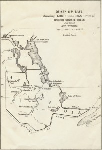 The Selkirk or Red River Colony on the eve of the Treaty of 1818.