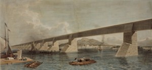 The Victoria Bridge was part of the GTR's infrastructure and, at the time of its completion in 1857, the longest span on earth. (Source: McCord Museum)