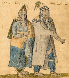 An 18th century Abenaki couple (artist unknown).