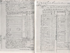 Fur trade ledger from York Factory, 1714-15.