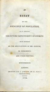 Malthus' Essay on the Principle of Population was a pioneering attempt to apply scientific principles to the workings of the economy.