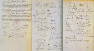 The Treaty of 1701, signed with pictograms. 