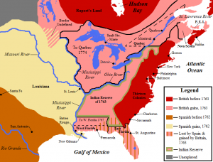 The outcome of the Seven Years' War looked like a commanding future for Britain in North America. Everything from tidewater to the Mississippi, the Gulf to the Arctic was British.