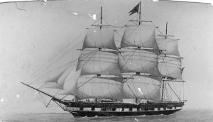 The Marco Polo was built in Saint John in 1851 and gained renown as the "Fastest Ship in the World."