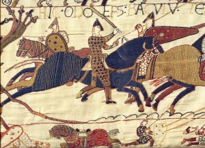 Pre-contact Europeans developed striking visual records of their history, like the Bayeux Tapestry.