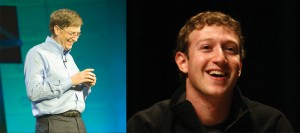 Figure 12.2 Successful businessmen: Bill Gates and Mark Zuckerburg. Image courtesy of Lori Tingey, http://commons.wikimedia.org/wiki/File:Bill_Gates_at_CES_2007_%28350043329%29.jpg (left). Image courtesy of Jason McELweenie, http://commons.wikimedia.org/wiki/File:Mark_Zuckerberg_-_South_by_Southwest_2008.jpg (right).
