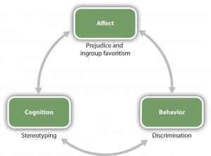 Figure 11.2 Relationships among social groups are influenced by the ABCs of social psychology.