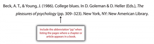 Beck, A.T. &amp; Young, J. (1986). College blues. In D. Goleman and D. Heller (Eds.), The pleasures of pyschology (pp. 309-323). New York, NY: New American Library.