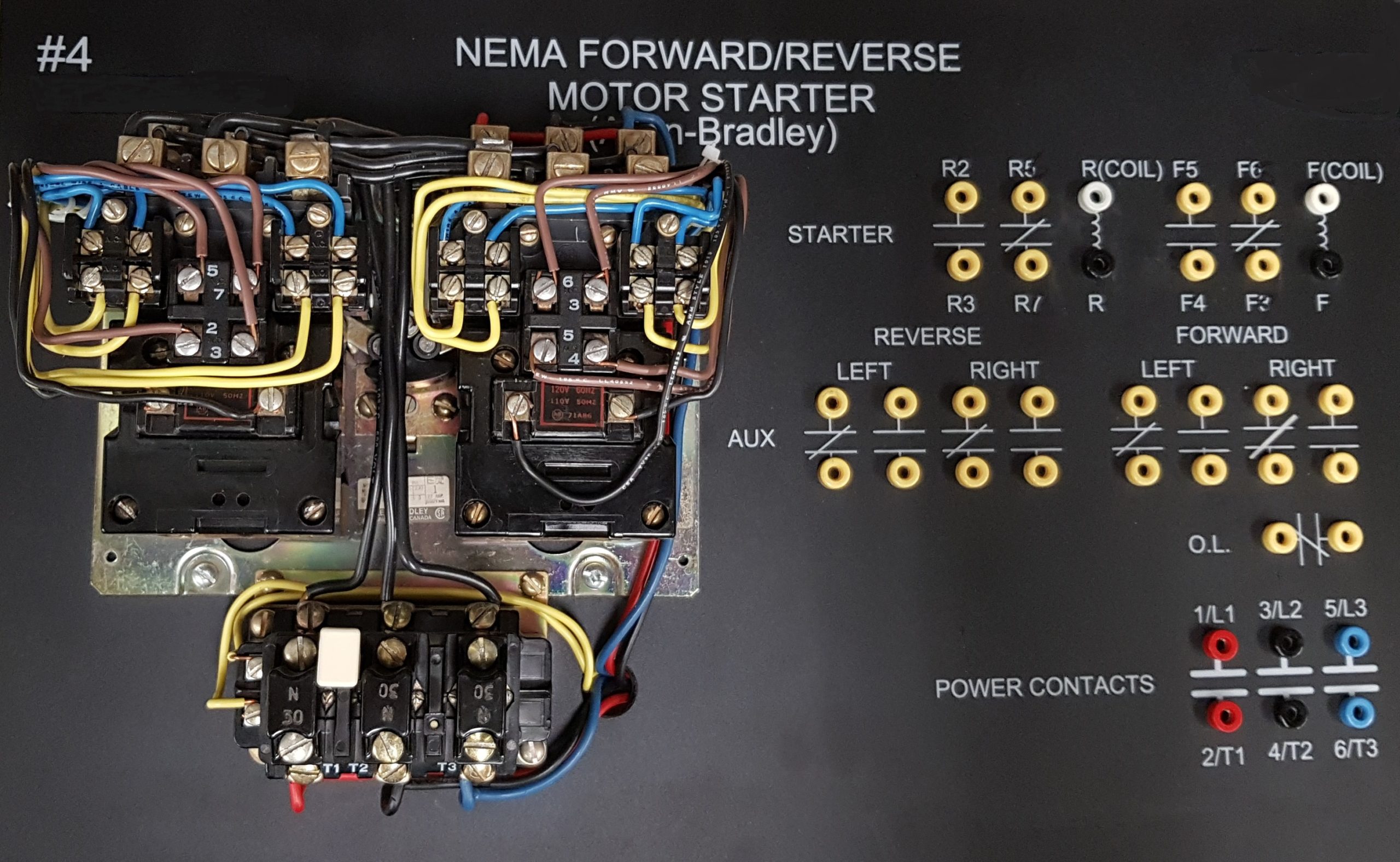 forward and reverse motor spool