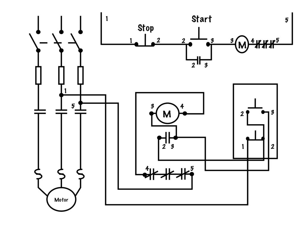 Electrical Motor Connection Diagram