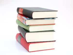 A stack of books