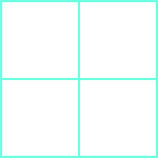 A square is shown comprised of 4 smaller squares.