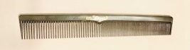 A comb where all teeth are the same length.