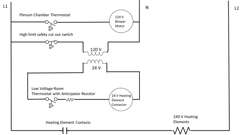 A complex circuit diagram. Described in the surrounding text.