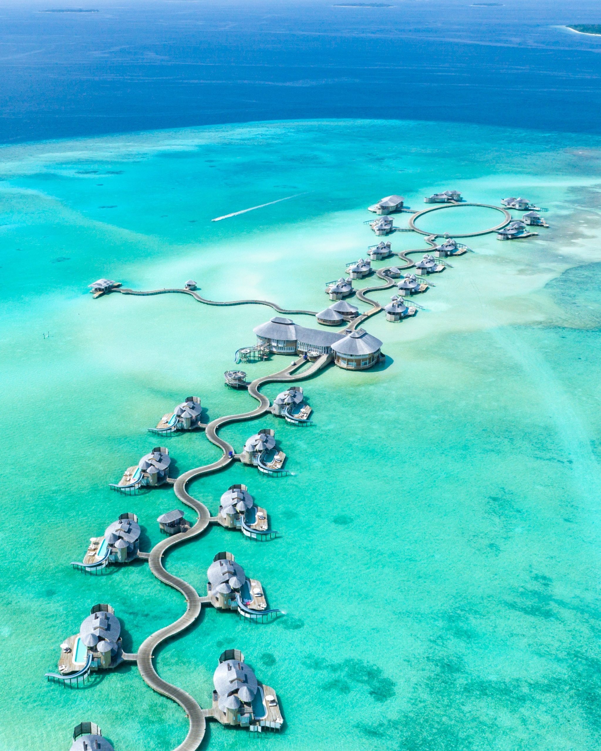 Photo of exotic tropic destination in the Maldives.