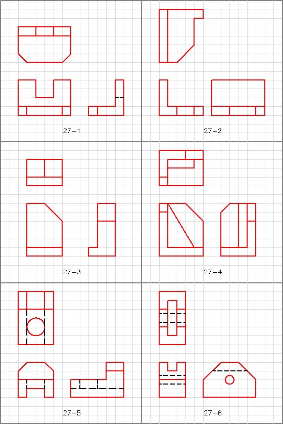 orthographic views in multi view drawings