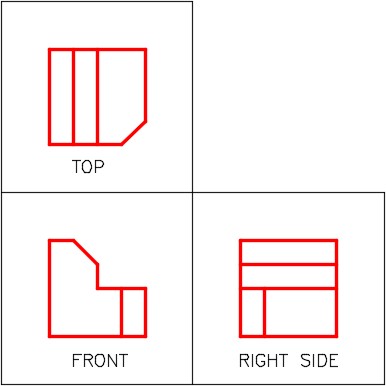 top view drawing box