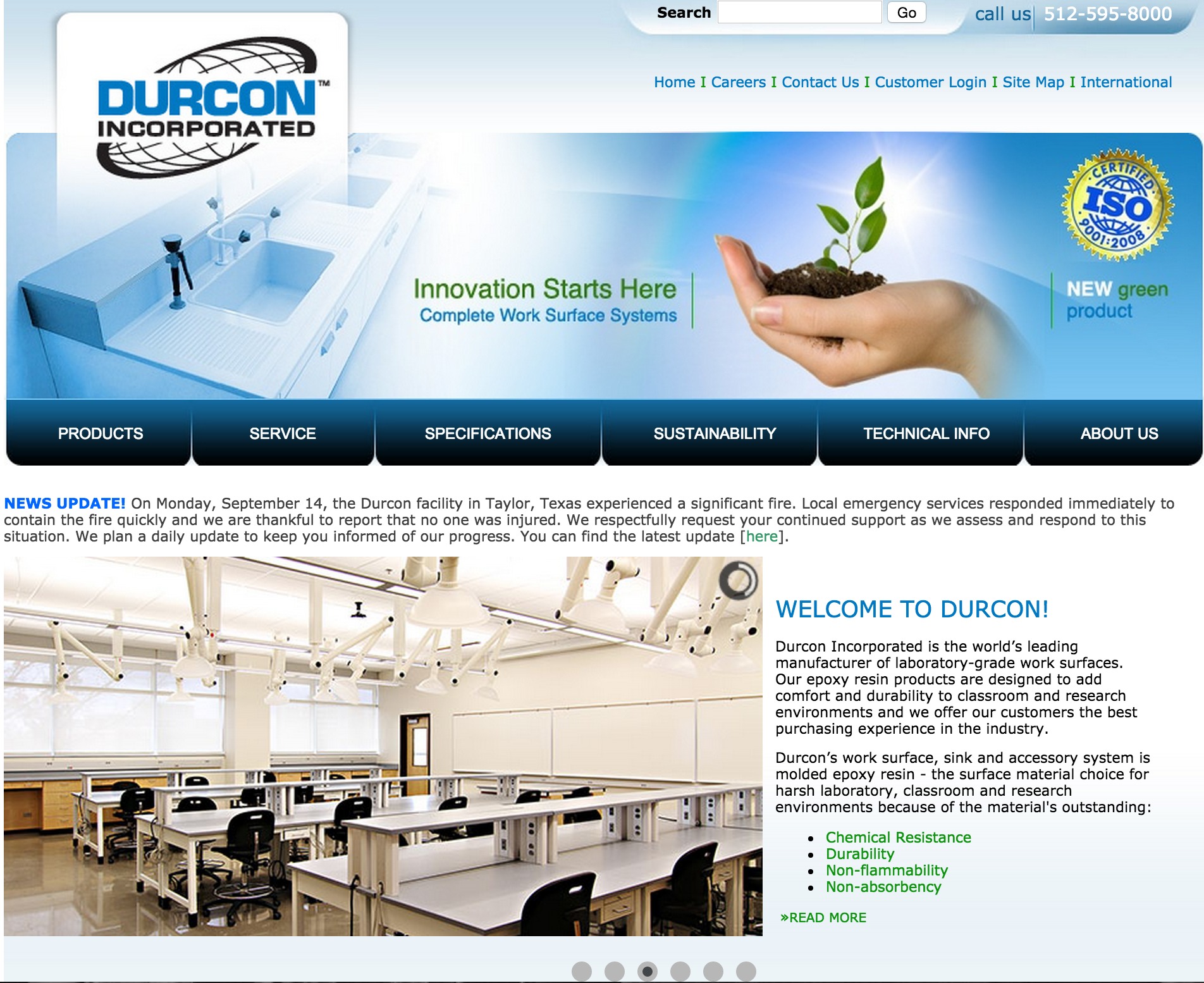 Duncan Incorporated website screen shot