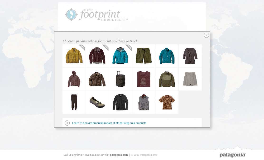 the footprint chronicles website screen shot