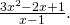 \,\frac{3{x}^{2}-2x+1}{x-1}.\,