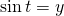 Rendered by QuickLaTeX.com \mathrm{sin}\,t=y