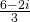 Rendered by QuickLaTeX.com \frac{6-2i}{3}