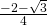 Rendered by QuickLaTeX.com \frac{-2-\sqrt{3}}{4}