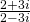 Rendered by QuickLaTeX.com \frac{2+3i}{2-3i}