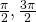 \frac{\pi }{2},\frac{3\pi }{2}