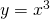 y={x}^{3}