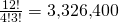 Rendered by QuickLaTeX.com \,\frac{12!}{4!3!}=3\text{,}326\text{,}400\,