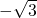Rendered by QuickLaTeX.com \,-\sqrt{3}\,