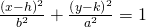 Rendered by QuickLaTeX.com \frac{{\left(x-h\right)}^{2}}{{b}^{2}}+\frac{{\left(y-k\right)}^{2}}{{a}^{2}}=1