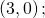 Rendered by QuickLaTeX.com \,\left(±3,0\right);\,