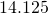 Rendered by QuickLaTeX.com 14.125
